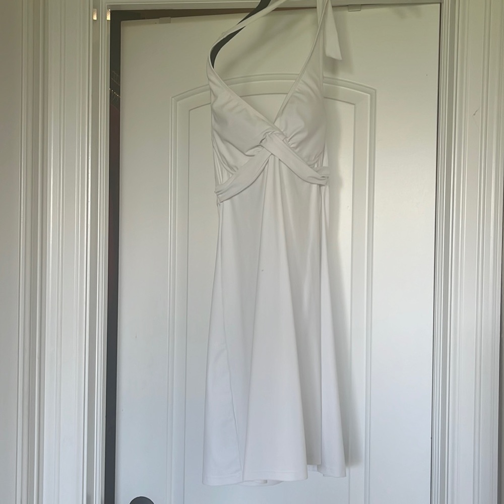 Athleta White swim dress